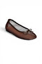 Y274623315 Brown Mesh Women's Ballerinas - 5