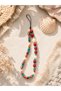 Colorful Nepal Beaded Phone Charm |   Turquoise and Pearl Detailed Phone Strap |   Boho Summer Accessory |   Phone Ornament - 7