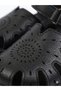 Genuine Leather Black Orthopedic Sandals Suitable for Heel Spurs, 3 cm Heel, Closed Toe Women's Sandals - 4