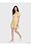 Esvab • Modern & Distinctive Square Collar Floral Mini Dress
