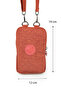 Krinkıl / Klinkır Imported Waterproof Shoulder Strap Crossbody Mini Mobile Phone Carrying Bag Wallet Tile K001 - 2