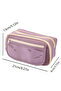 Large Capacity Transparent Pencil Bag Cute Girl Children's Junior High School Student High School Student Stationery Bag Storage Box - 2