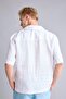 Breathable 100% Linen Premium Linen White Shirt G0857Ax26Sm - 5