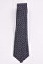 Anthracite Gray Pink Striped Classic Tie with Collar Handkerchief - 4