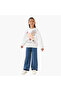 Graphic Print Sweatshirt with Long Sleeves - 2