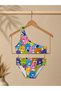 Girls' Beach and Pool Swimsuit Set I Girls' Patterned Swimsuit Set I Girls' Stretchy Fabric Swimsuit Set I 2-12 Years Old Swimsuit Set - 6