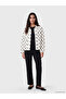 Nevavm Polka Dot Oversize Women's Jean Shirt with a Difference - 4