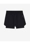 S2610155 W Coll. 4 Inch 2 in 1 Women's Shorts with Leggings Black
