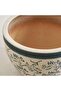 Hamilton Ceramic Planter 52x52x40cm - Blue - 2