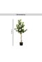 Camellia Artificial Tree 50.8x50.8x121.92cm- Green - 6