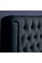 NEPTUNE HEADBOARD CHANEL DARK GREY L-140 : H-125 CM - 4