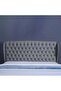 Pluto Headboard Chanel Grey L-200 : H-125 Cm - 2