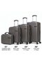 4 Piece ABS Luggage Set 13/20/24/28 Inch Includes Cosmetic Bag, Hard Shell Suitcase with TSA Lock & 360° Spinner Wheels, Lightweight Travel Set for Women Men - 6