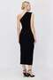 Women's One-Shoulder Drape Detailed Dress - 7