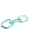 Figaro Glass Chain Decor Accent 33x9x3cm - Blue - 3