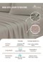 Pure Combed Cotton Bed Sheet Set King Size Simply Taupe, 400 Thread Count Sateen Weave - 2