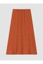 Trendlucky A-Line Skirt with Elastic Waist and Contrast Detail - 6