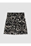 Nevavm Women's Patterned Shorts with Elastic Waist - 5