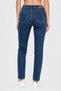 Women Skinny Fit High Waist Washed Denim Jeans, Navy - 3