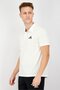 Men Sportwear Fit Short Sleeves Training Polo, White - 3