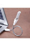 مصباح LED USB ابيض متعدد الاستخدام للسيارة واللابتوب والباور بانك LED الهبه – اضاءة داخلية مع كيبل - 7