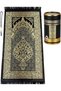 Prayery Mat and Pearl Tesbih Set in Cylinder Box - 2