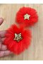 Removable Buckle Booties Ornament with Velcro Tape, Ballet Ornament, Slipper Ornament, 1 Pair of Narçi̇çeği̇ - 2