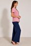 Women's Short Sleeve Cotton Pajamas Suit - 2