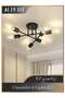 Chandelier, Modern Ceiling Lighting, 6 Lights E27 Adjustable Industrial Mount Pendant Light
