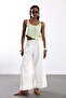 Light Green U-Neck Flowy Tank Top 17692 - 3