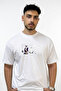 Gojo Satoru_66 Design Printed Oversize White T-Shirt