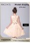Kids Girls Tulle Princess Dress, Elegant Lace Gowns Dress V Neck Sleeveless Dress for Toddler Girls, - 2