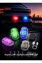 ضوء تحذير LED RGB مقاوم للماء مع زر بالأشعة تحت الحمراء، ضوء طوارئ ساطع للسيارات والاستخدام الخارجي والطوارئ - 5
