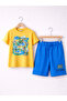 Boys Cotton Graphic T-Shirt and Shorts Set