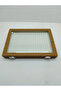 Glass Cover Leather Fabric Coffee-White Color 34 cm / 24 cm Bracelet Display Stand - 3