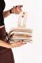 Women's Small Size Bag Wallet Ald.7482 Cream - 3