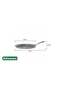 Kituware Triply Stainless Steel Non-Stick Honeycomb Dosa/Uttapa Tawa 27 cm | Induction Friendly - 2