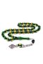 Green Vermeil Powder Amber Prayer Beads 12X8 mm - 2