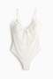 Padded-cup High Leg Swimsuit - 5
