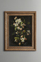 Floral Still Life - Vintage Patterned Painting - Thick Model