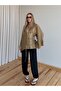 Olive Thread Lace Transparent Kimono - 5098 - 3
