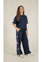 Soft Textured-Comfort Fabric with Bow on the Top and Bow on the Bottom - Girls' Top and Bottom Tracksuit Set - 4
