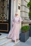 Women's Moonflower Gold Ornament Detail Dress Pink - 14