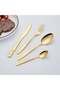 24-Piece Stainless Steel Cutlery Set Kitchen Utensil Set With Textured Surface Western Cutlery Suitable For Home Kitchen - 7