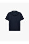 Regular Fit Short Sleeve Pique Fabric Cotton Polo Neck T-Shirt - 5