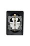 Schneider Sedna Design 2P+E double socket with shutters, anthracite - 2