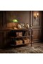 110cm Reception Table Console Table for Entryway Modern Home Sofa Coffee Table Entrance Table Dining Room Kitchen Bar Display Table for Hallway Living Room Bedroom - 3