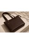 Heritage Tote Genuine Leather Large Women's Shoulder Bag with Zipper - 3