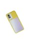 Vivo Y53S Case Palm Frosted Camera Sliding Silicone - Yellow - 2