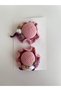 Girl's Knitted Snap Buckle (Pink Shades) - 4